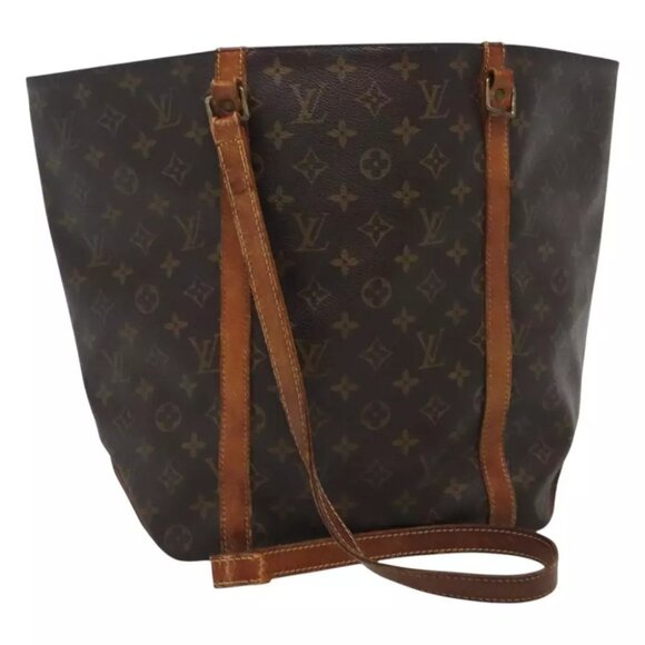 LOUIS VUITTON Monogram Sac Shopping Tote Bag M51108 LV Auth 113917 - Picture 1 of 14